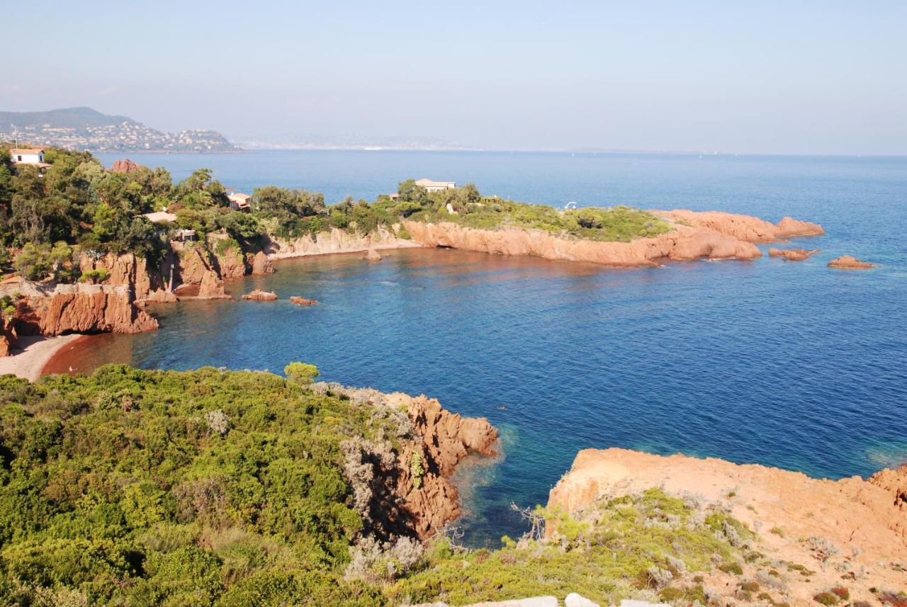Agay Cap Esterel Le Hameau F2 Clim Plein Sud Dernier Etage Magnifique Vue Mer แซ็งต์-ราฟาเอล ภายนอก รูปภาพ