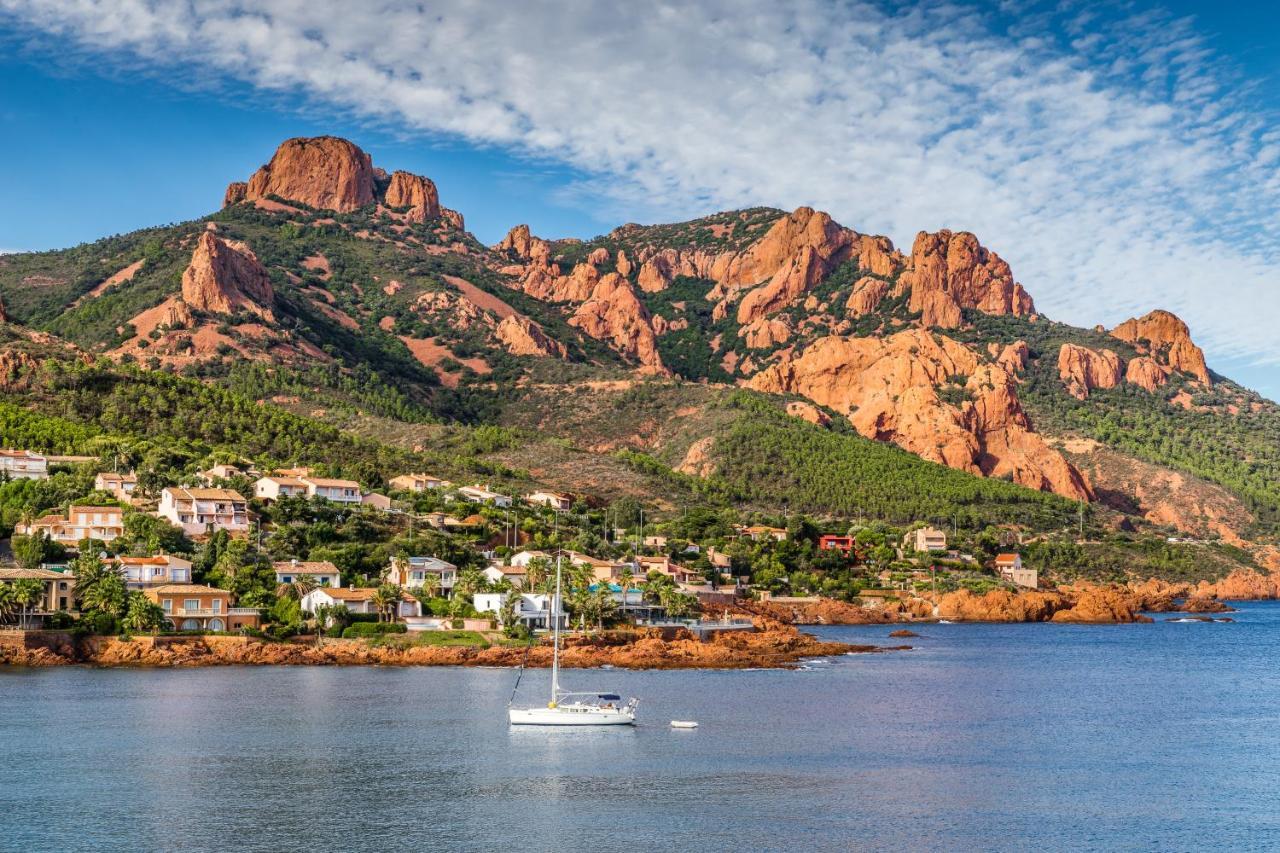 Agay Cap Esterel Le Hameau F2 Clim Plein Sud Dernier Etage Magnifique Vue Mer แซ็งต์-ราฟาเอล ภายนอก รูปภาพ