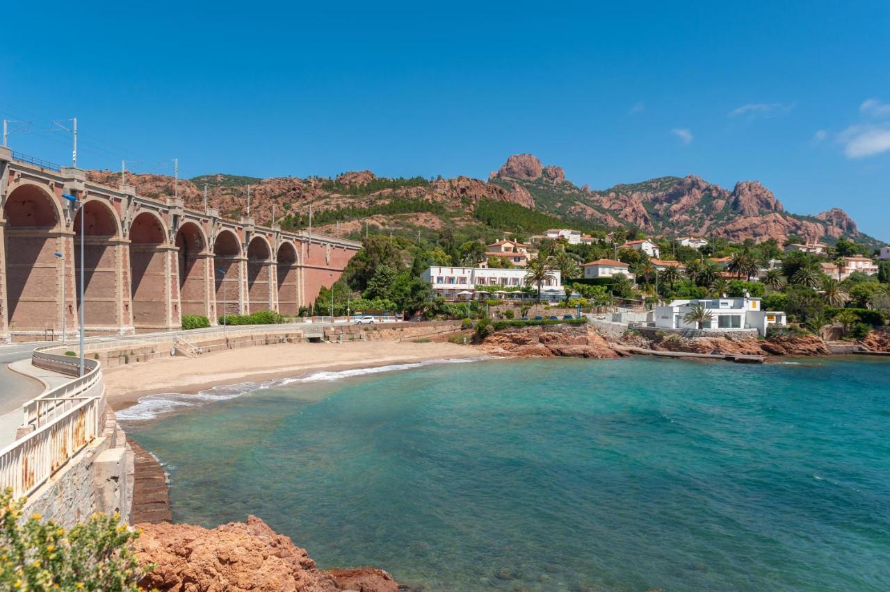 Agay Cap Esterel Le Hameau F2 Clim Plein Sud Dernier Etage Magnifique Vue Mer แซ็งต์-ราฟาเอล ภายนอก รูปภาพ