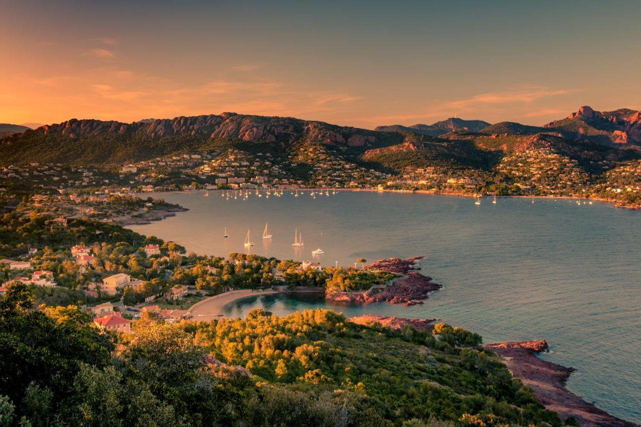 Agay Cap Esterel Le Hameau F2 Clim Plein Sud Dernier Etage Magnifique Vue Mer แซ็งต์-ราฟาเอล ภายนอก รูปภาพ